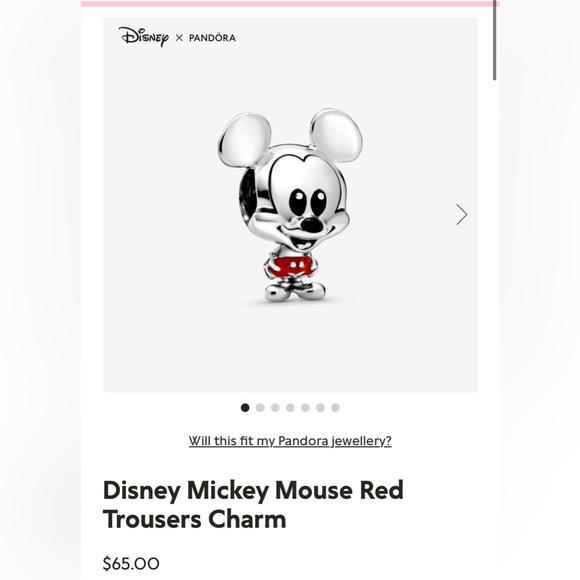 Pandora Disney Charms with Bracelet - Silver - Picture 5 of 7